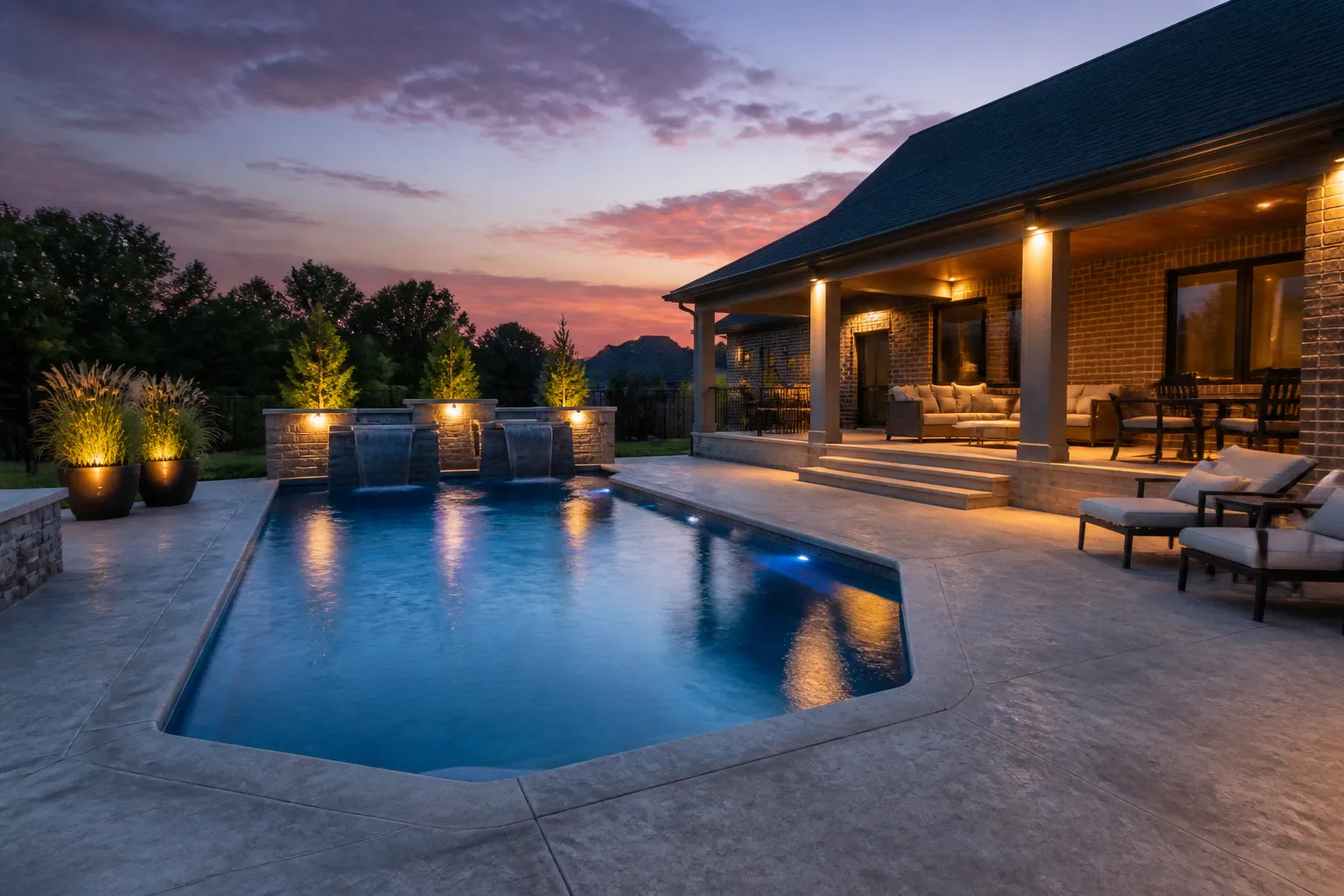 Custom Pool in Portland TN